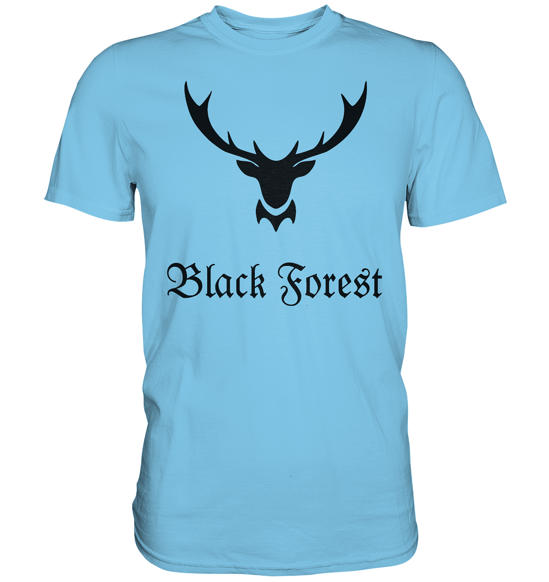 Black Forest Hirschgeweih | Unisex Premium T-Shirt