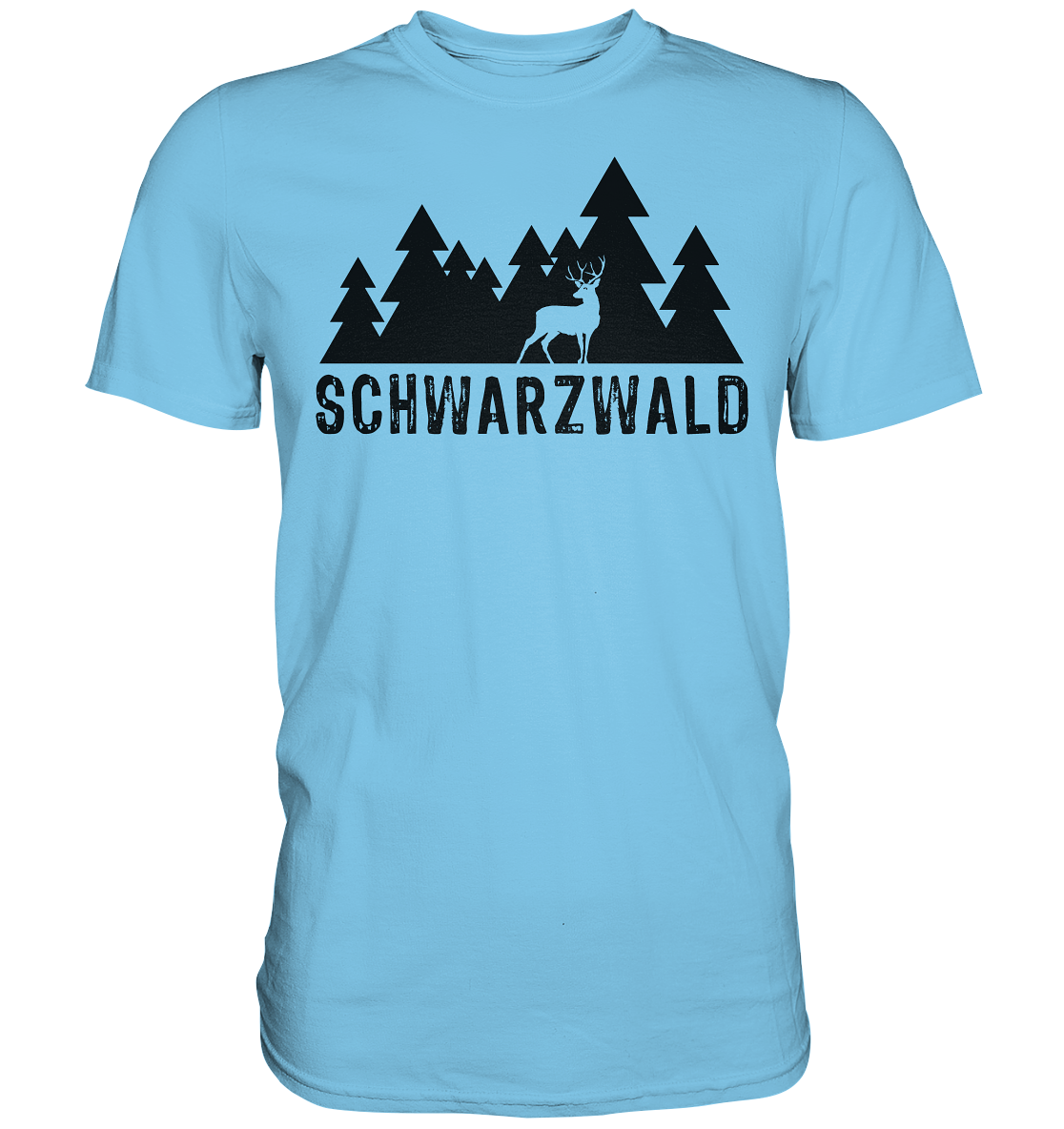 Schwarzwald Hirsch | Premium T-Shirt