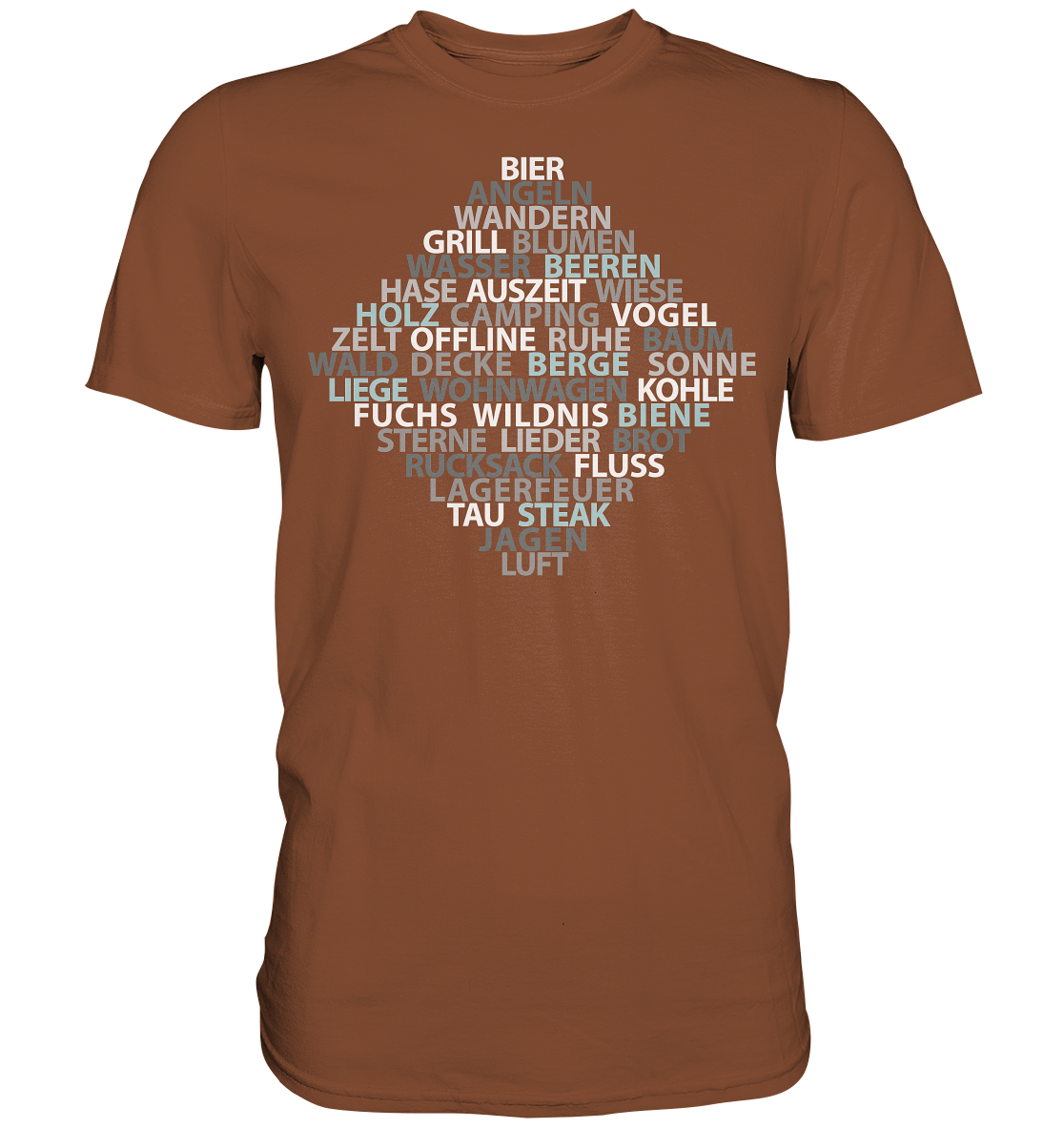 Wortsalat der Natur | Unisex Premium T-Shirt