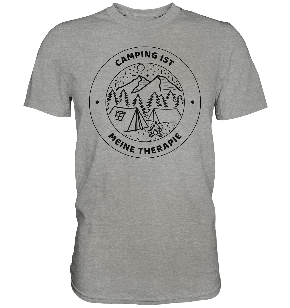 Camping ist meine Therapie | Organic T-Shirt