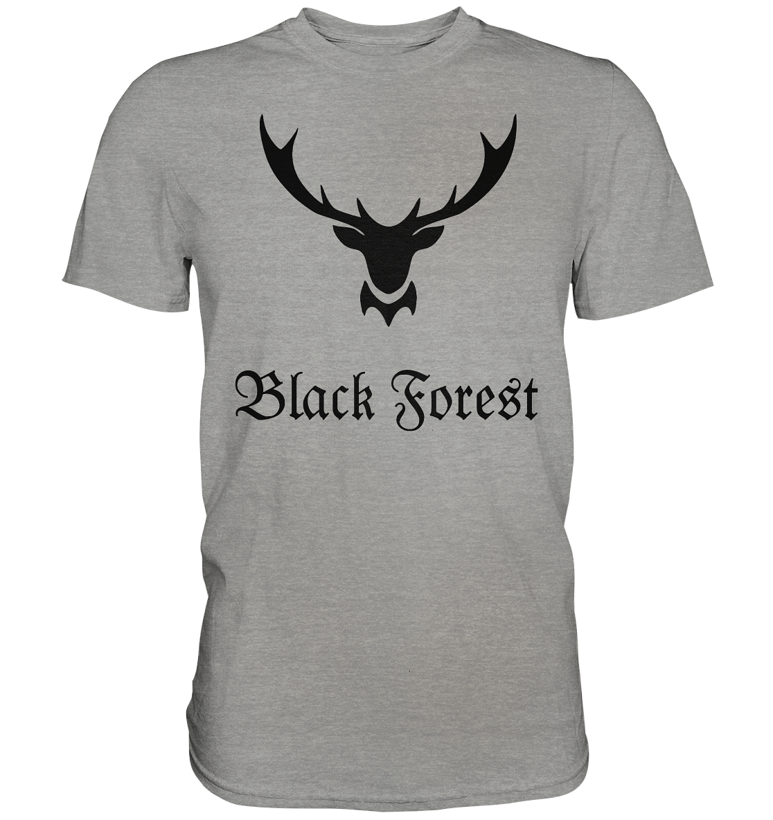 Black Forest Hirschgeweih | Unisex Premium T-Shirt