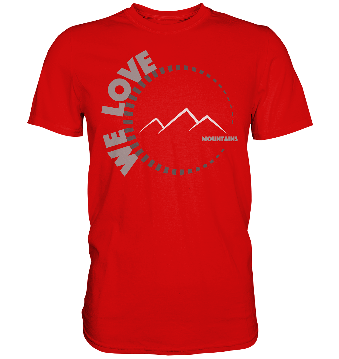 We Love Mountains V2 | Unisex Premium T-Shirt