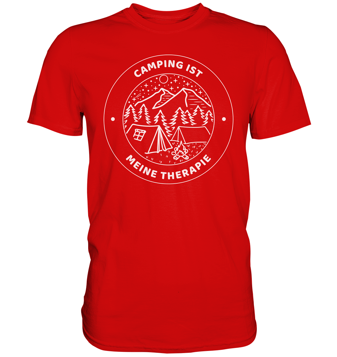 Camping ist meine Therapie | Organic T-Shirt