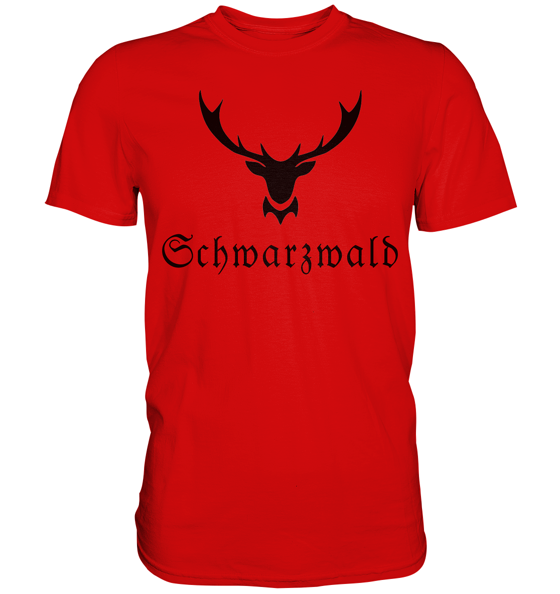 Schwarzwald Hirschgeweih | Unisex Premium T-Shirt