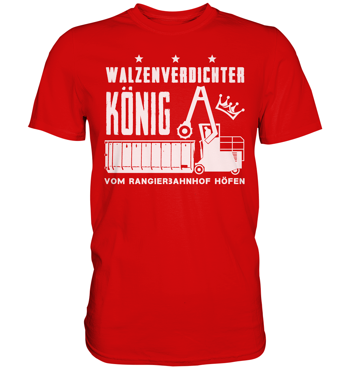 Walzenverdichter-König - Premium Shirt