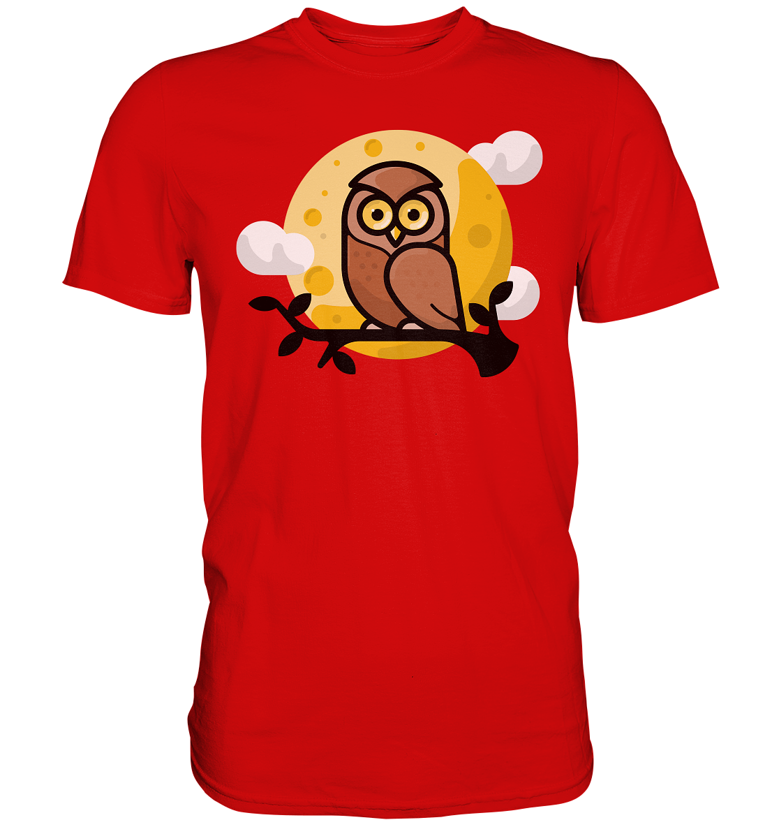 Eule der Nacht | Unisex Premium T-Shirt