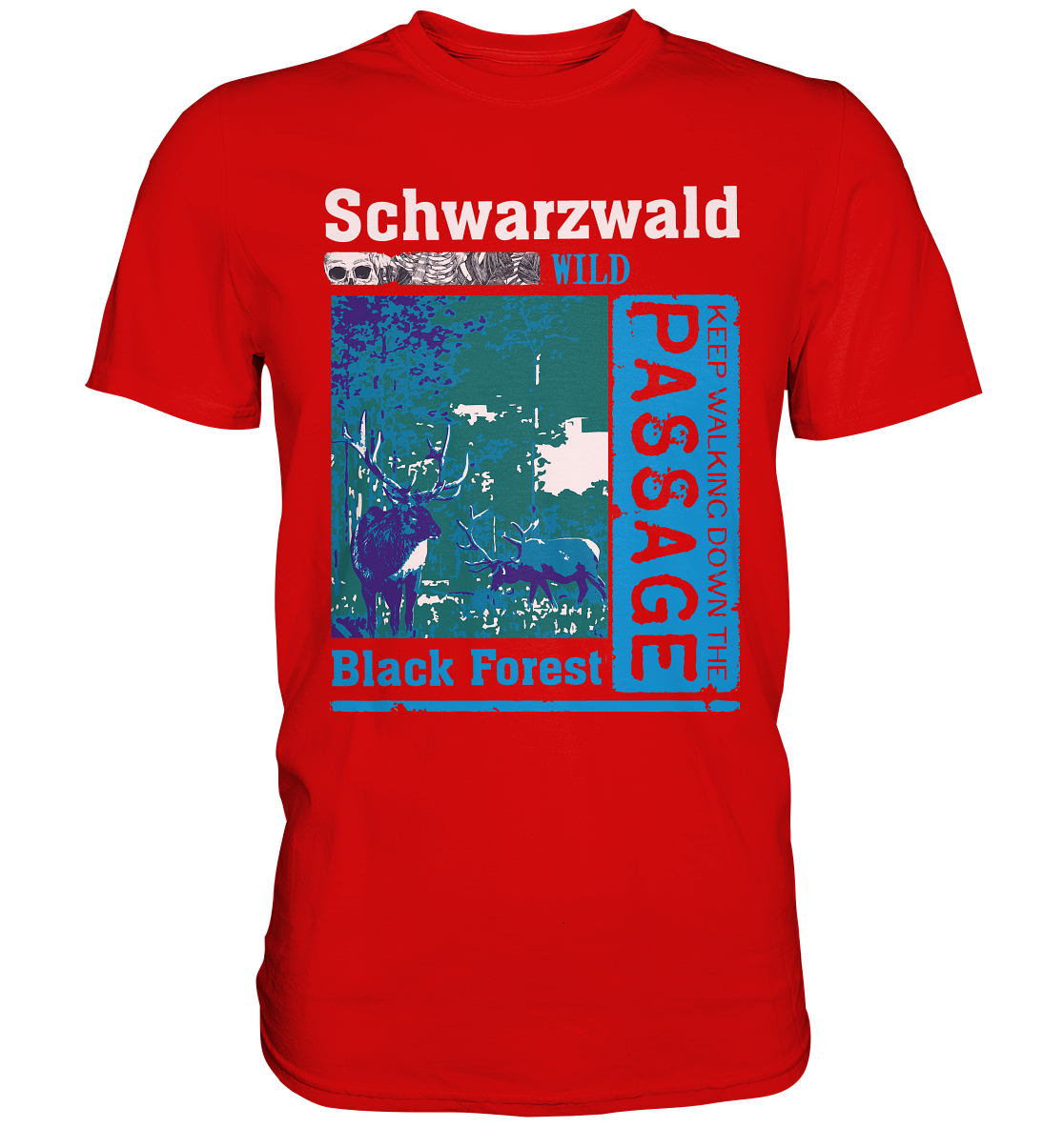 Schwarzwald Wild Passage | Unisex Premium T-Shirt