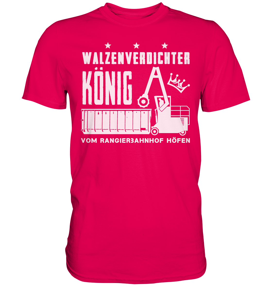 Walzenverdichter-König - Premium Shirt