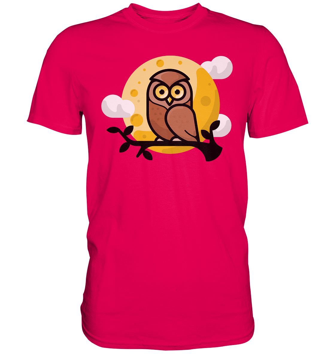 Eule der Nacht | Unisex Premium T-Shirt