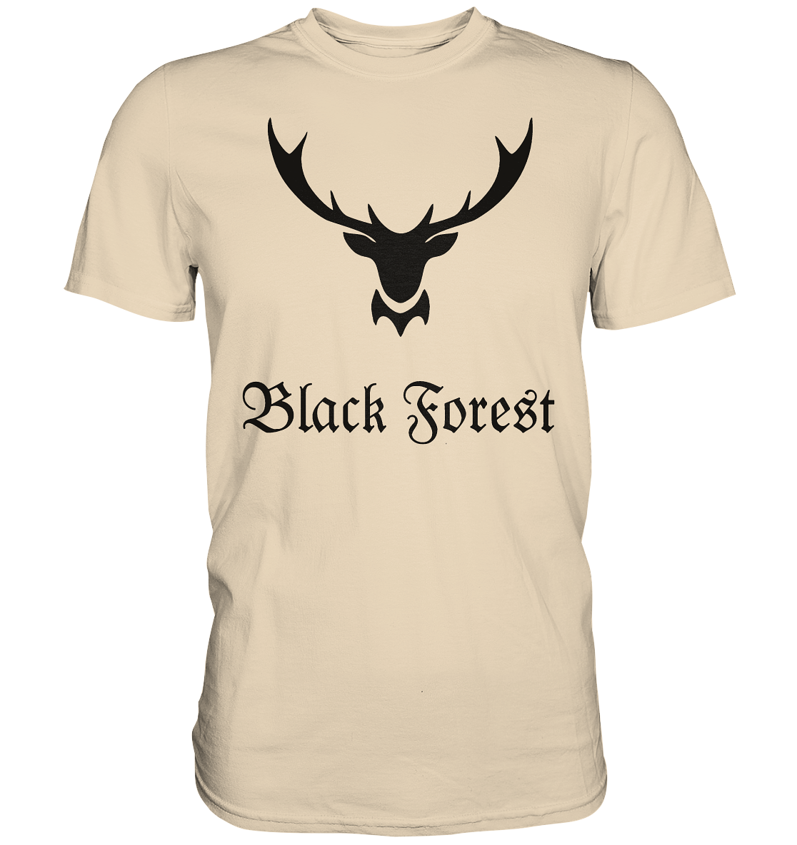 Black Forest Hirschgeweih | Unisex Premium T-Shirt