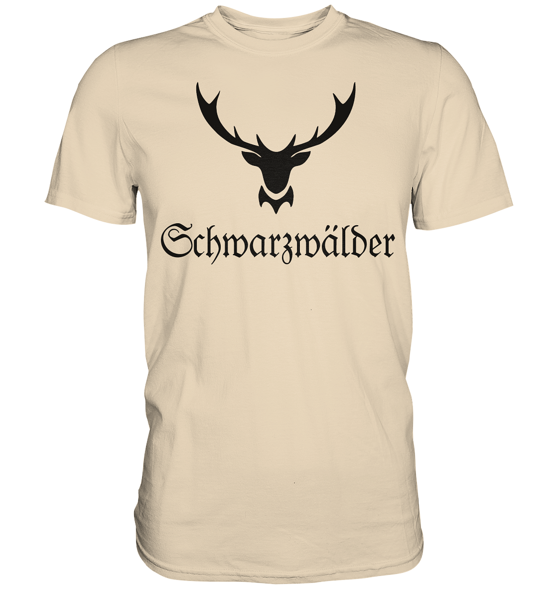Schwarzwälder Hirschgeweih | Organic T-Shirt