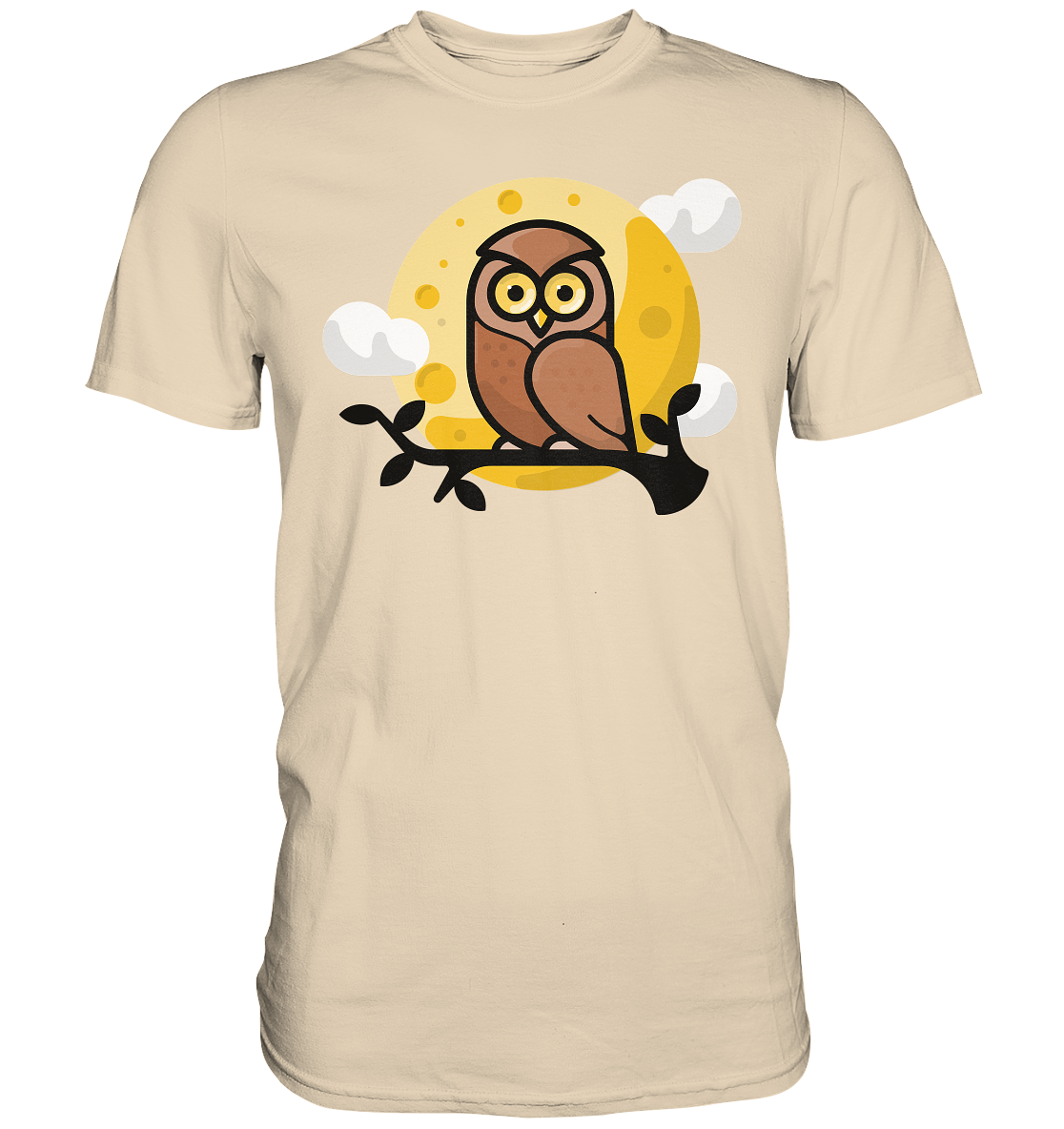 Eule der Nacht | Unisex Premium T-Shirt