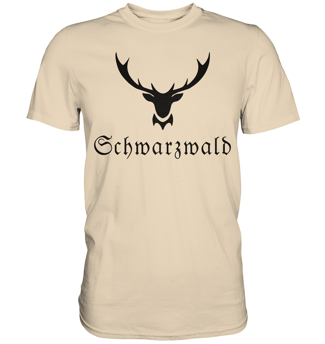 Schwarzwald Hirschgeweih | Unisex Premium T-Shirt