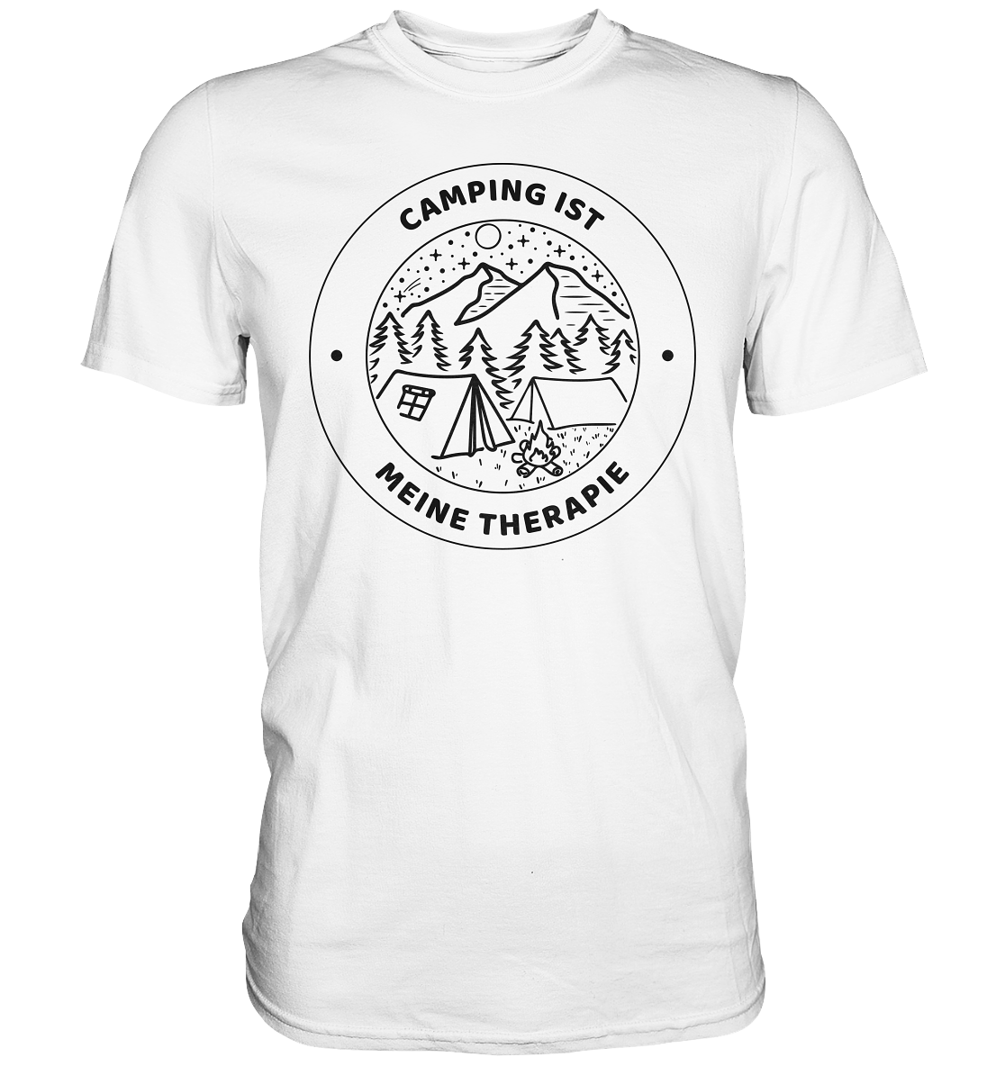 Camping ist meine Therapie | Organic T-Shirt