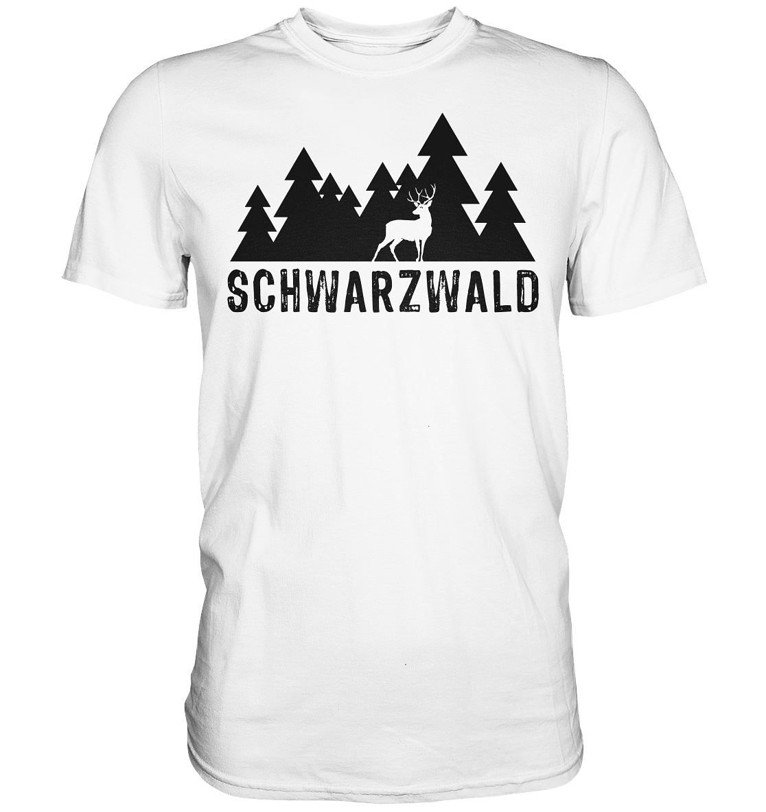 Schwarzwald Hirsch | Premium T-Shirt