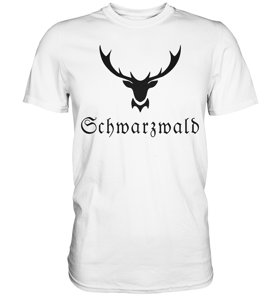 Schwarzwald Hirschgeweih | Unisex Premium T-Shirt