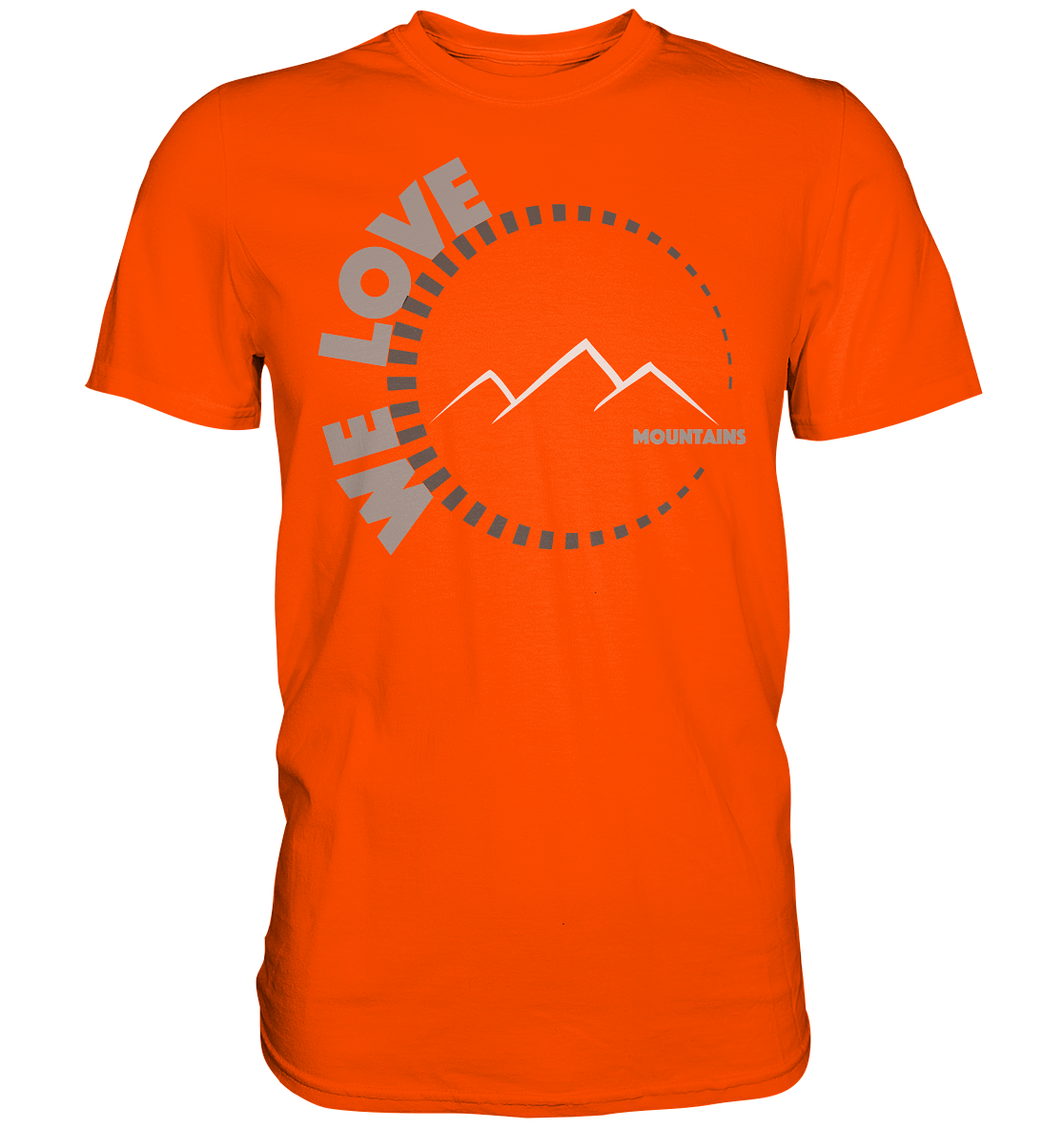 We Love Mountains V2 | Unisex Premium T-Shirt