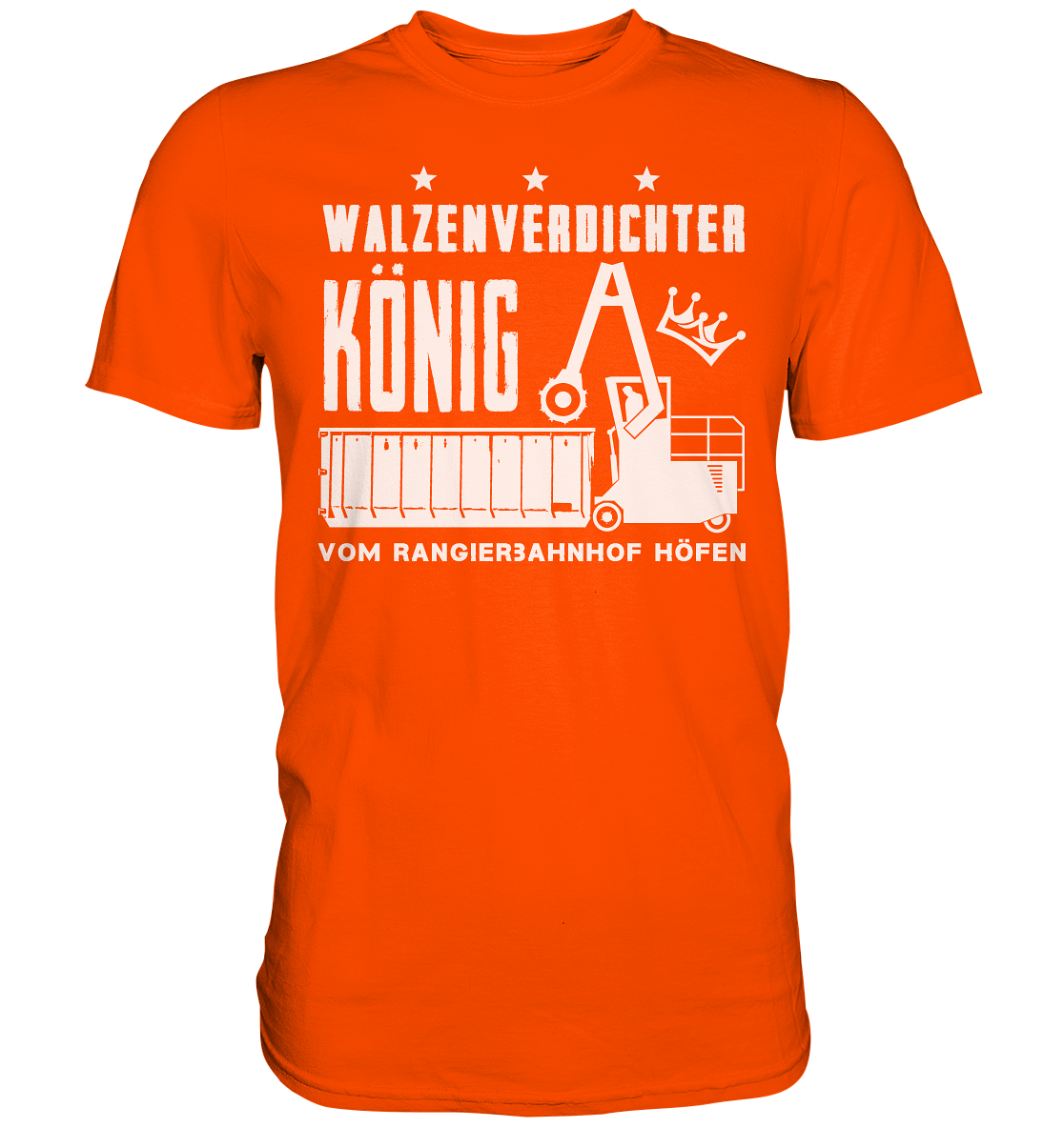 Walzenverdichter-König - Premium Shirt