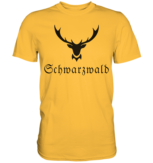 Schwarzwald Hirschgeweih | Unisex Premium T-Shirt