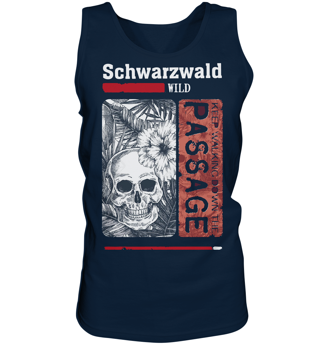 Schwarzwald Wild Passage Skull | Herren Tank Top