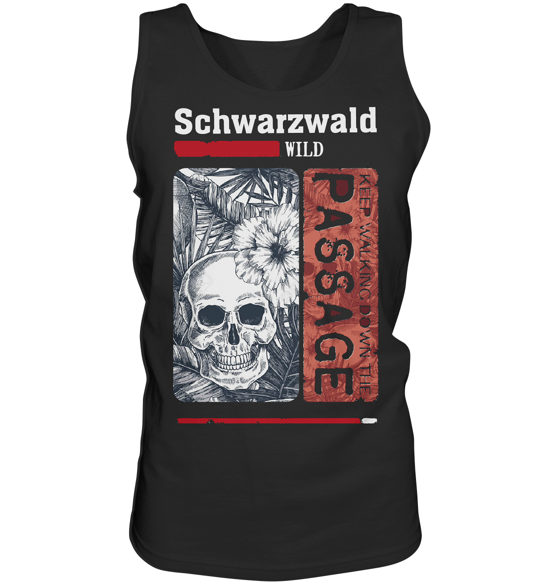 Schwarzwald Wild Passage Skull | Herren Tank Top