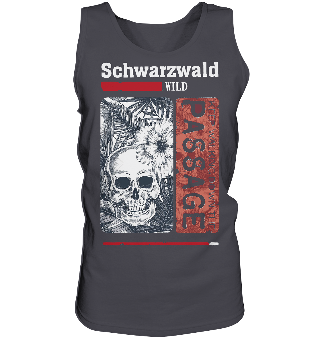 Schwarzwald Wild Passage Skull | Herren Tank Top