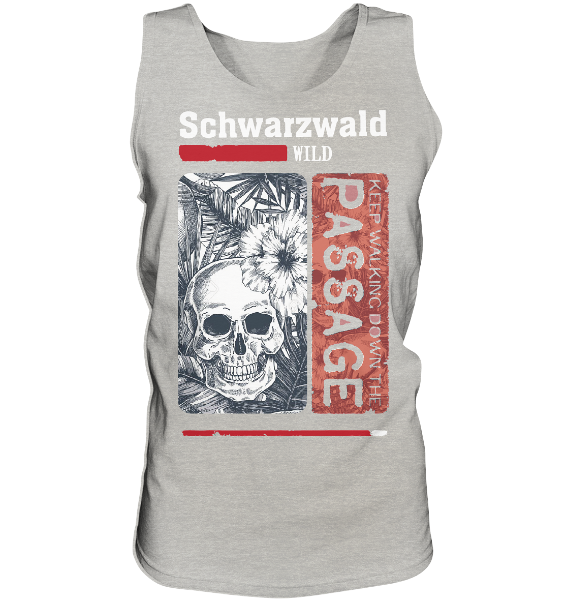 Schwarzwald Wild Passage Skull | Herren Tank Top