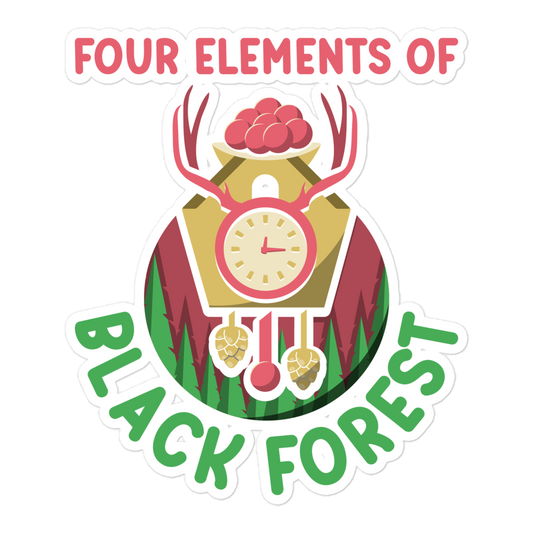 Four Elements Of Black Forest | Aufkleber