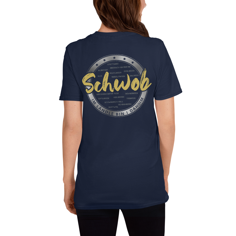 Schwob - Im Ländle | Unisex T-Shirt Rückendruck