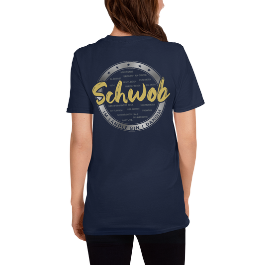 Schwob - Im Ländle | Unisex T-Shirt Rückendruck