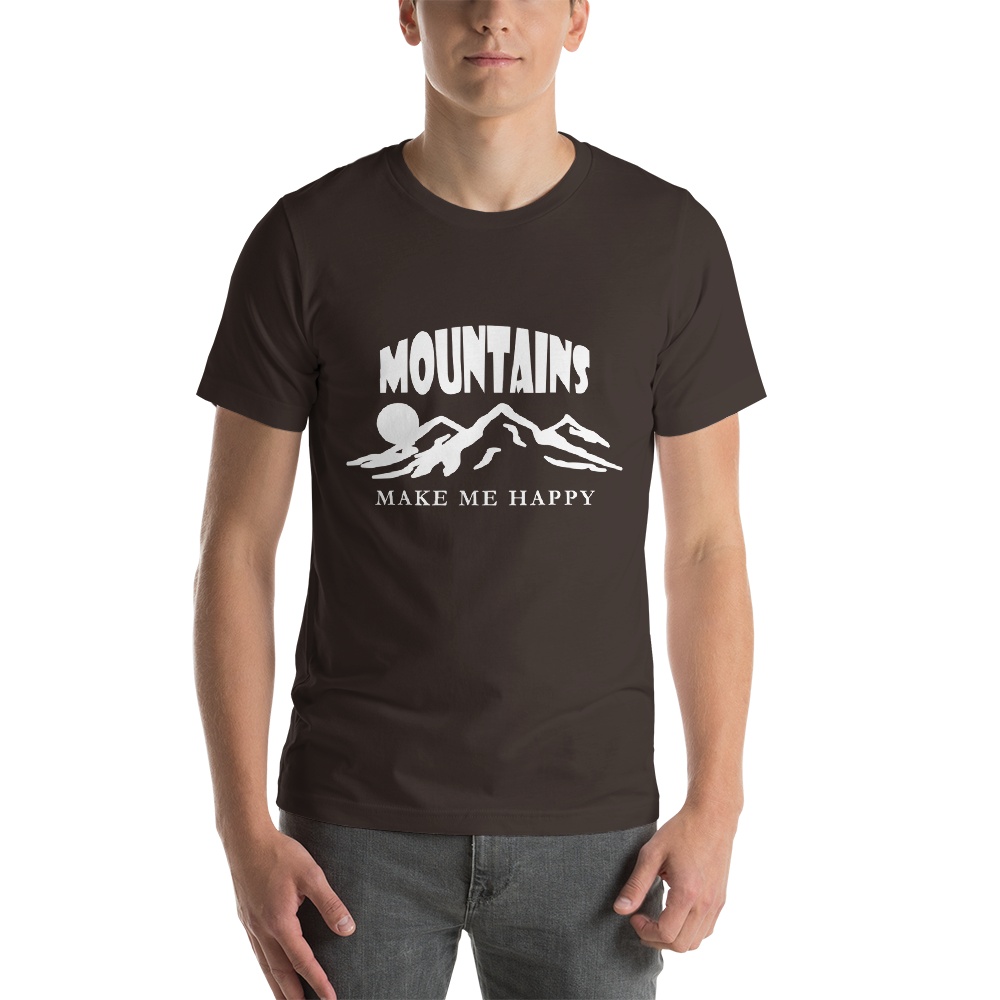 Mountains make me happy | Unisex T-Shirt