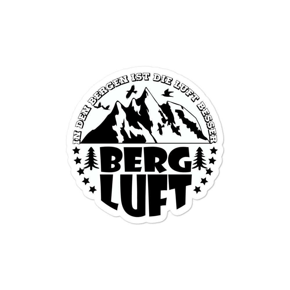 Bergluft | Aufkleber