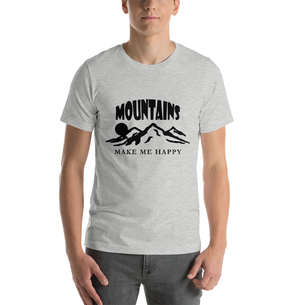 Mountains make me happy | Unisex T-Shirt