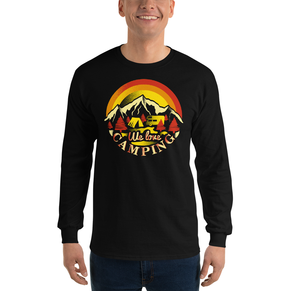 We Love Camping | Herren Longsleeve