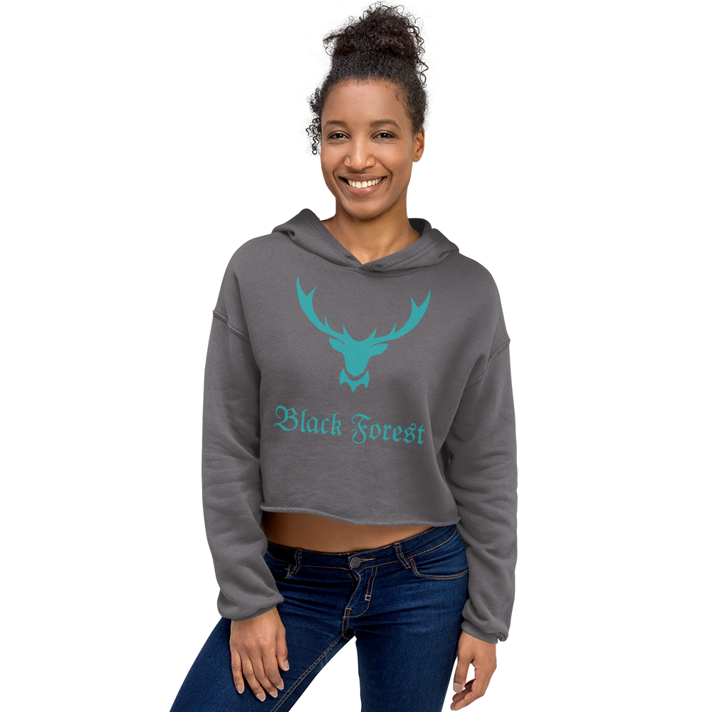 Black Forest Hirschgeweih | Cropped Hoodie