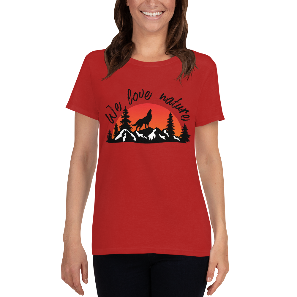 We Love Nature | Damen T-Shirt