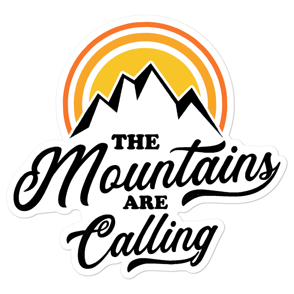 Mountains Are Calling | Aufkleber