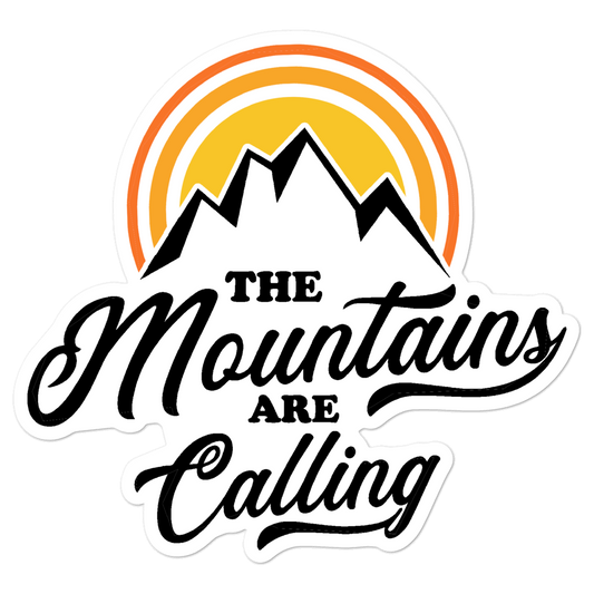 Mountains Are Calling | Aufkleber