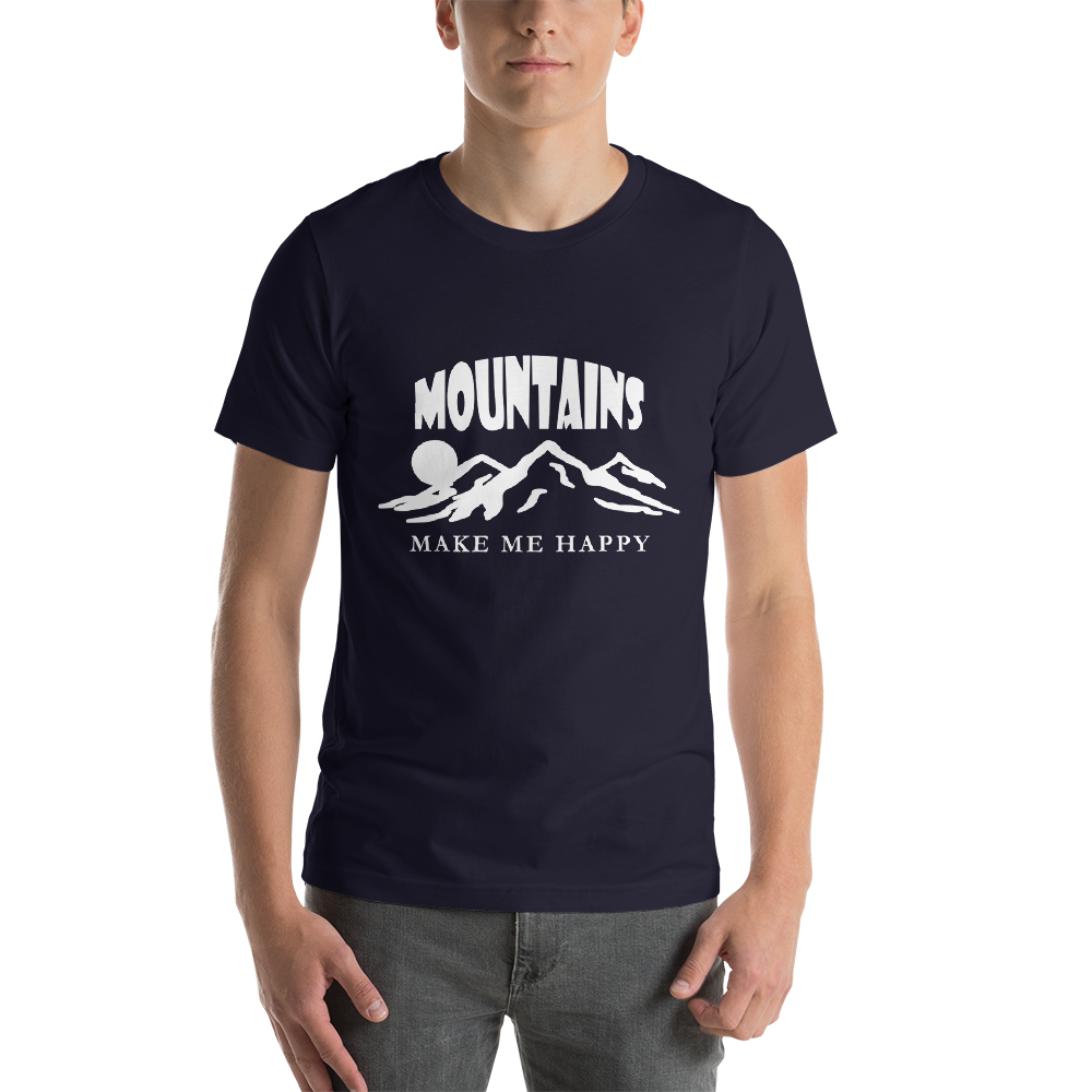 Mountains make me happy | Unisex T-Shirt