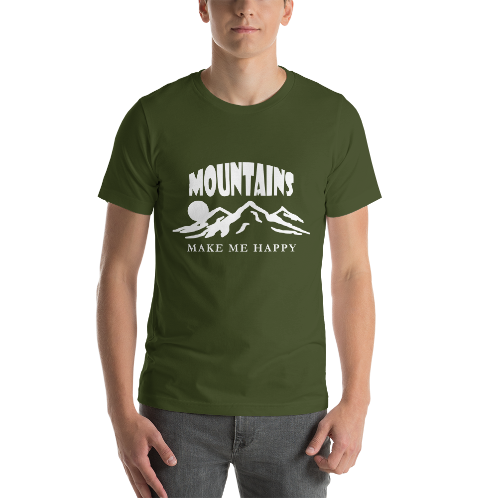 Mountains make me happy | Unisex T-Shirt
