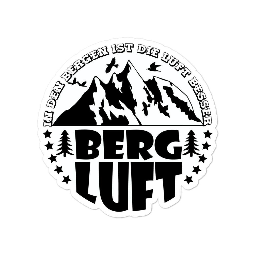 Bergluft | Aufkleber