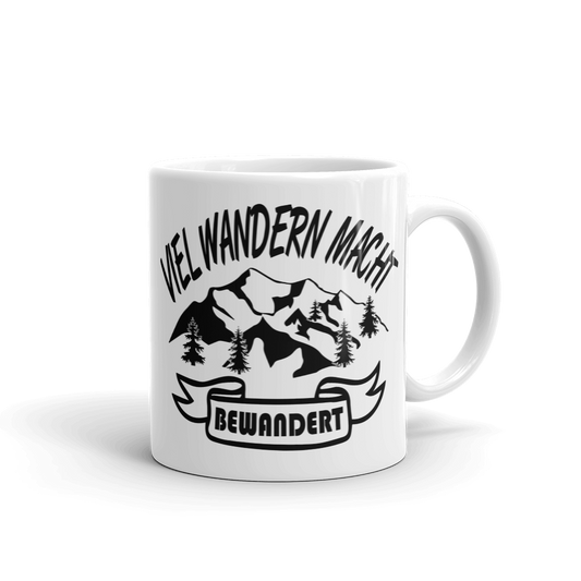 Viel wandern macht bewandert | Kaffee Tasse