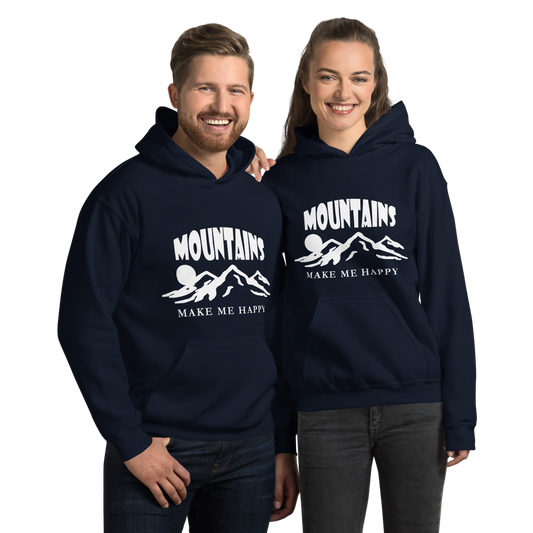 Mountains make me happy | Unisex Hoodie
