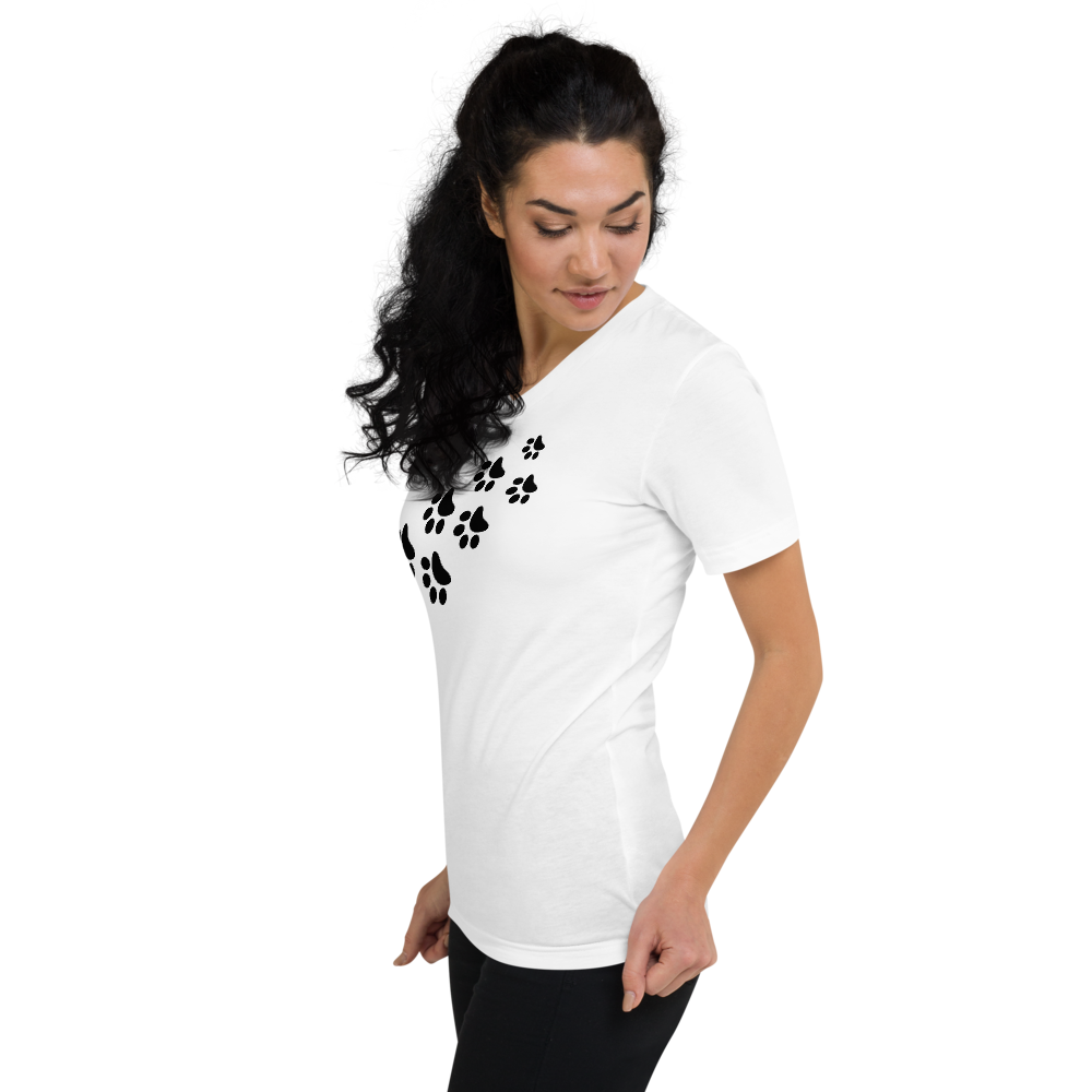 Pfotenspur | Unisex V-Neck Shirt