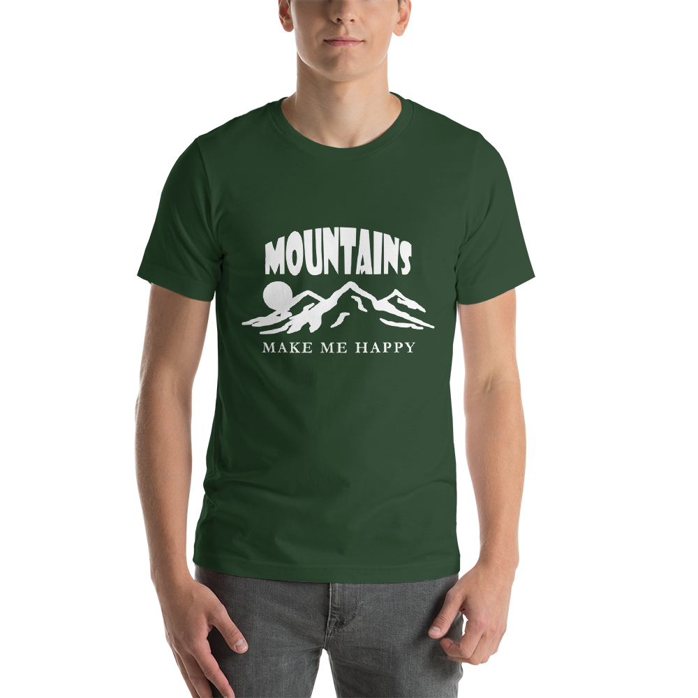 Mountains make me happy | Unisex T-Shirt