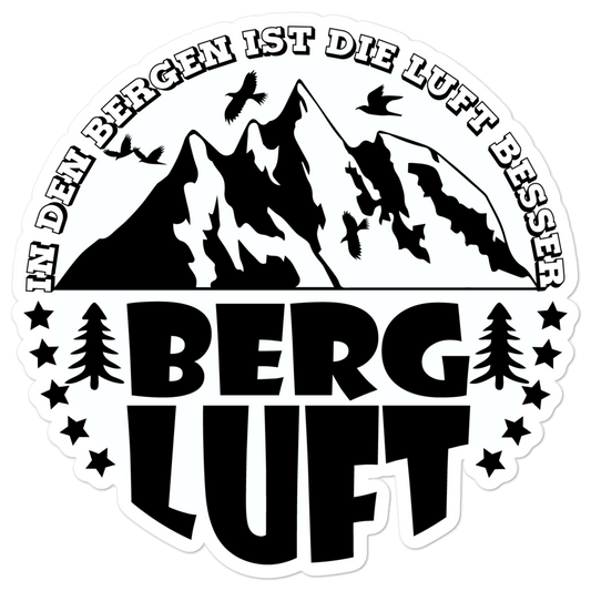 Bergluft | Aufkleber