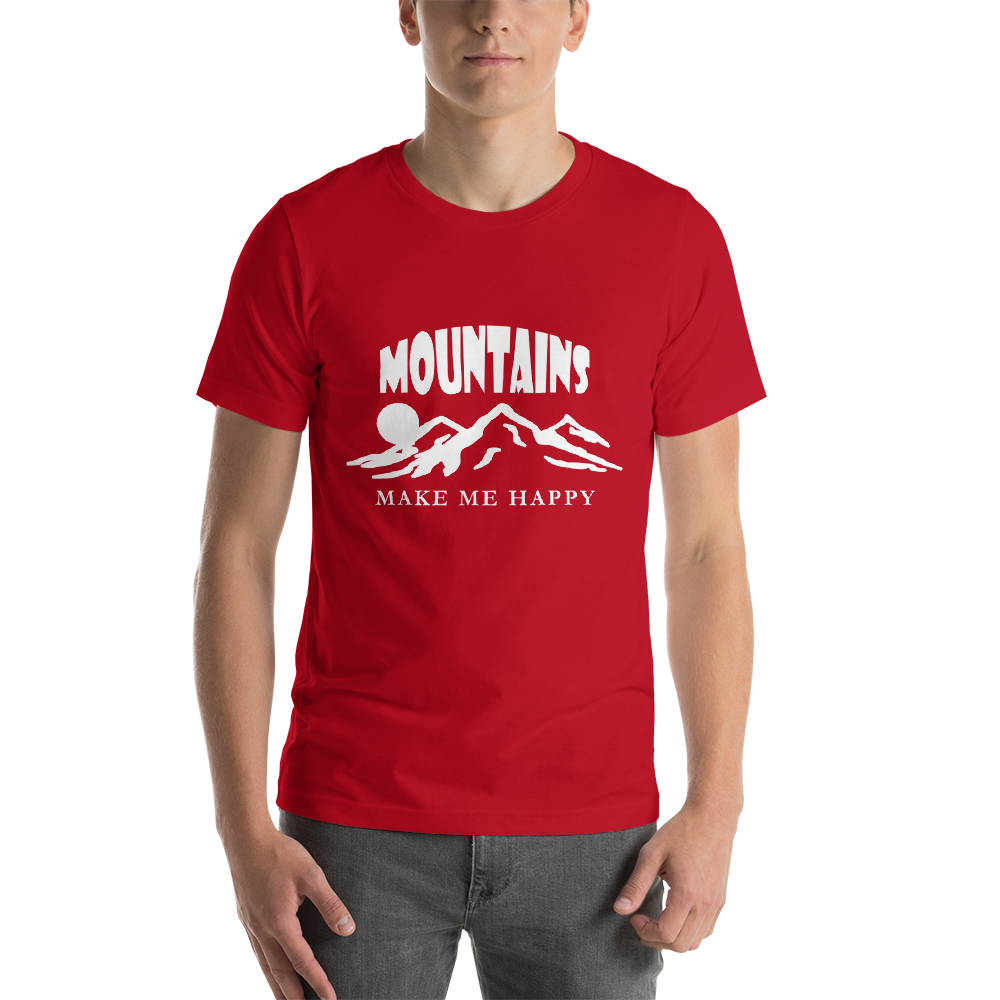 Mountains make me happy | Unisex T-Shirt