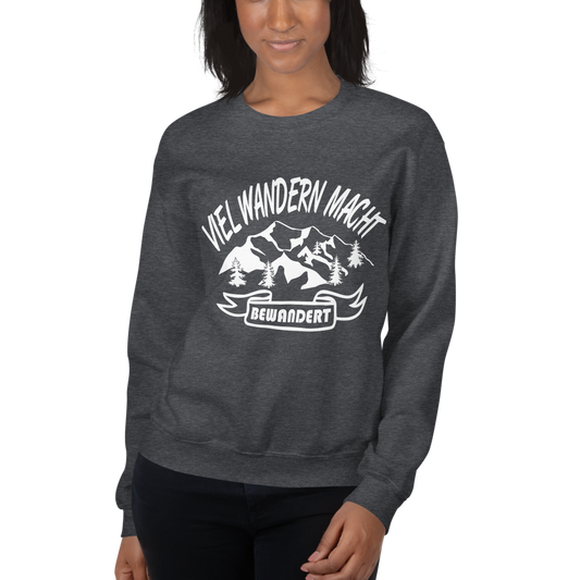 Viel wandern macht bewandert | Unisex-Sweatshirt