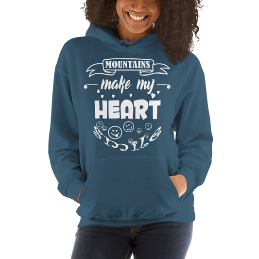 MOUNTAINS make my heart SMILE | Unisex Hoodie