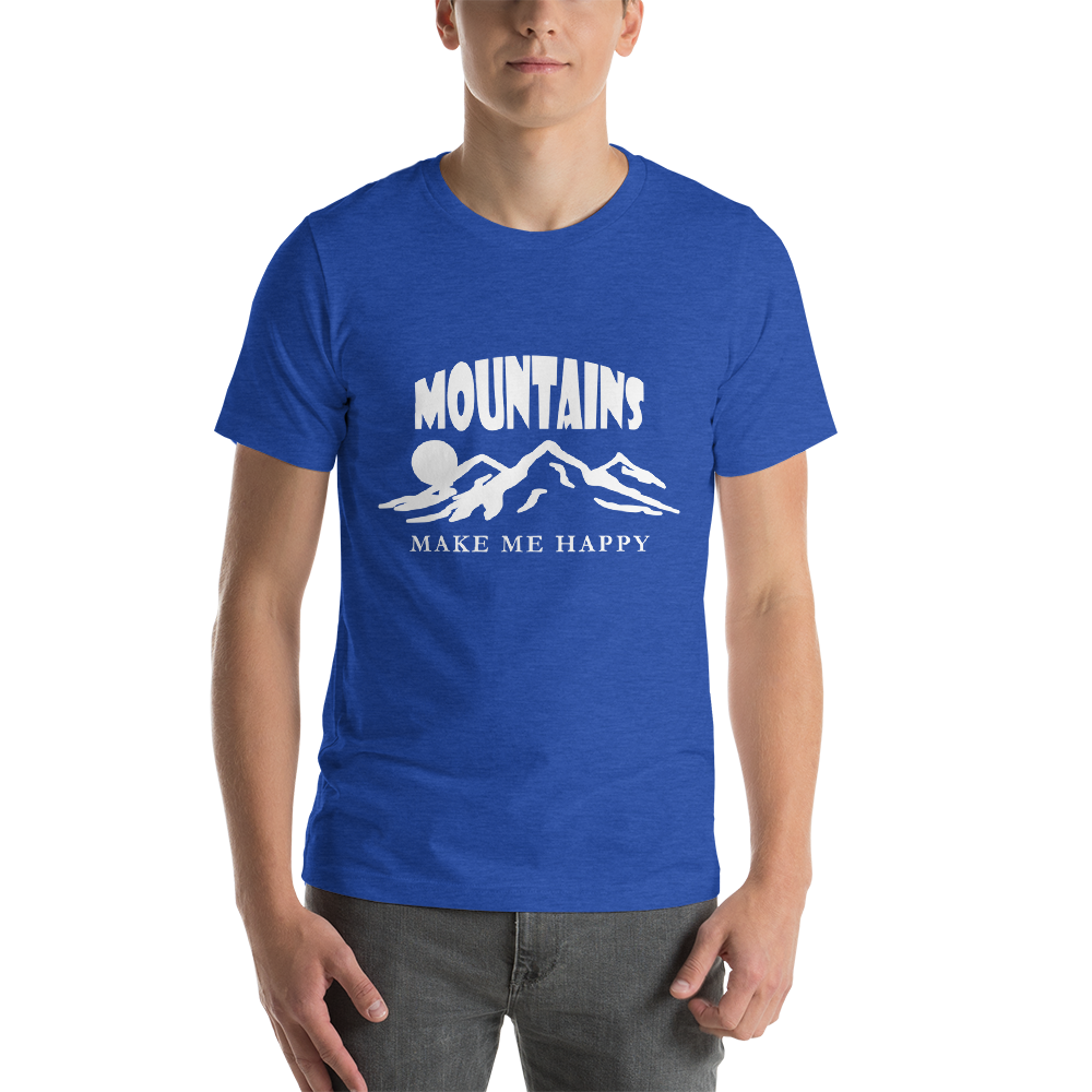 Mountains make me happy | Unisex T-Shirt